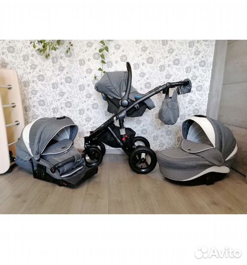 Коляска adamex barletta 3 в 1