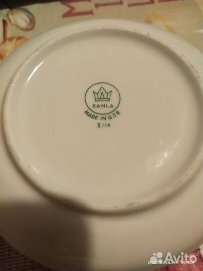 Блюдца kahla маки гдр