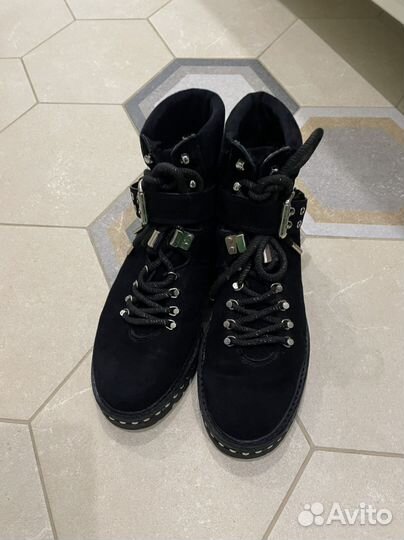 Ботинки женские зимние 38 размера замшевые