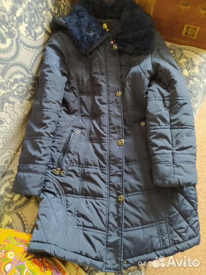 Куртка зимняя удлиненная женская