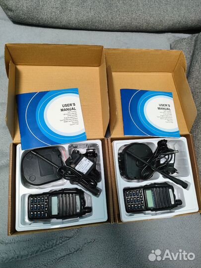 Комплект раций 2 шт Baofeng UV-82 8W