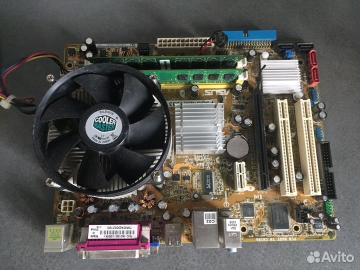 Мат.плата+процессор+память 4гб+диск500гб