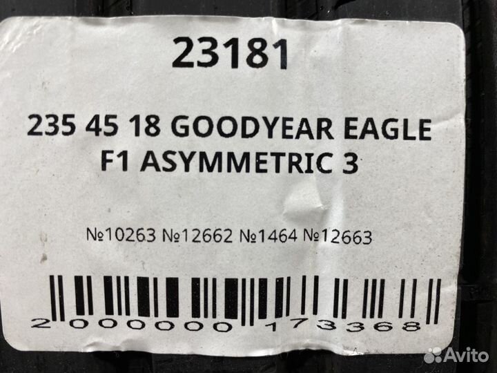 Goodyear Eagle F1 Asymmetric 3 235/45 R18 98T