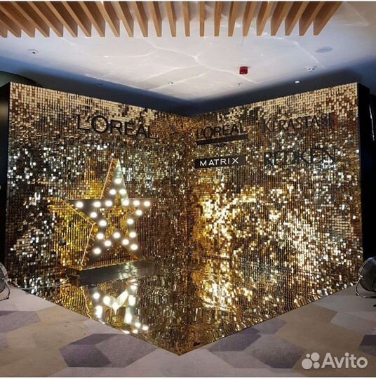 Фотозона из пайеток на юбилей,никах,свадьбу