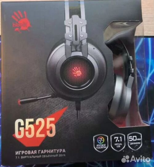 Игровые наушники bloody g525