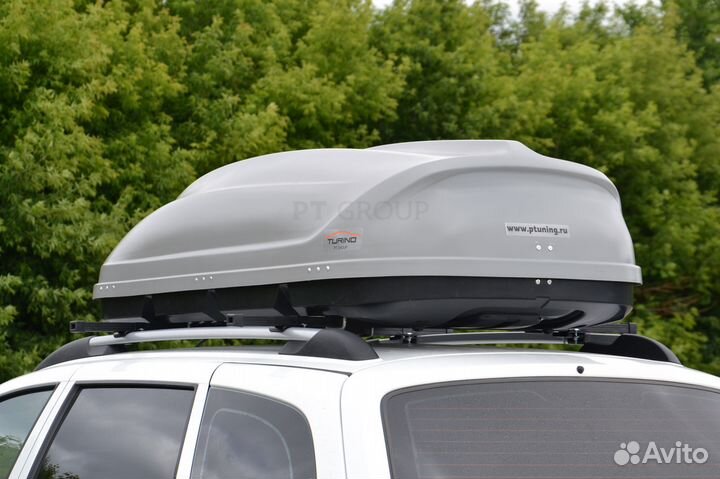 Бокс Turino1 серый матовый на 2 стороны открытие