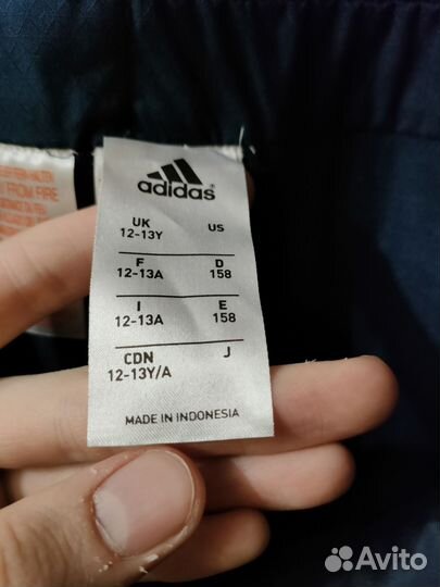 Зимние штаны adidas детские