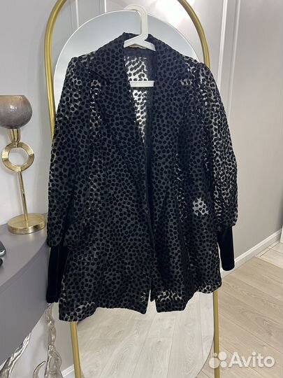 Блузка органза бархат