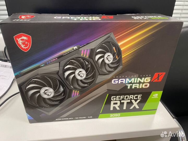 Rtx 3090 msi gaming x trio видеокарта
