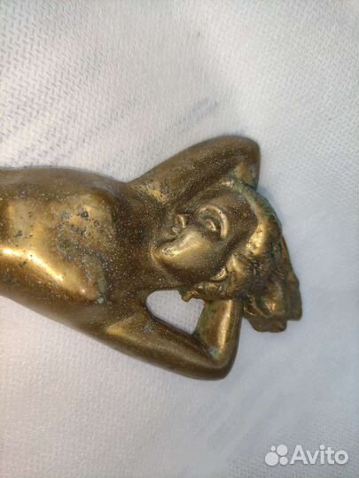 Фигура латунная Русалка