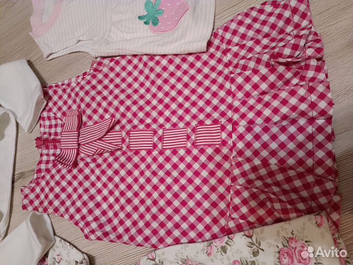 Пакет вещей для девочки размер 80-86
