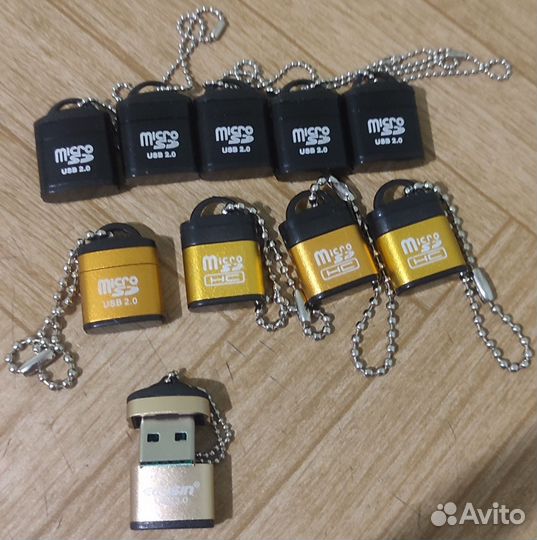 Мини кардридер для карт micro SD
