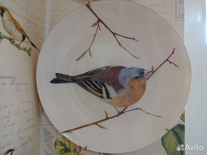 Декоративные тарелки-птички