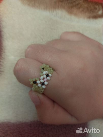 Колечко из бисера