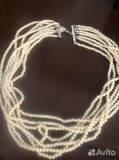 Бусы из натурального камня