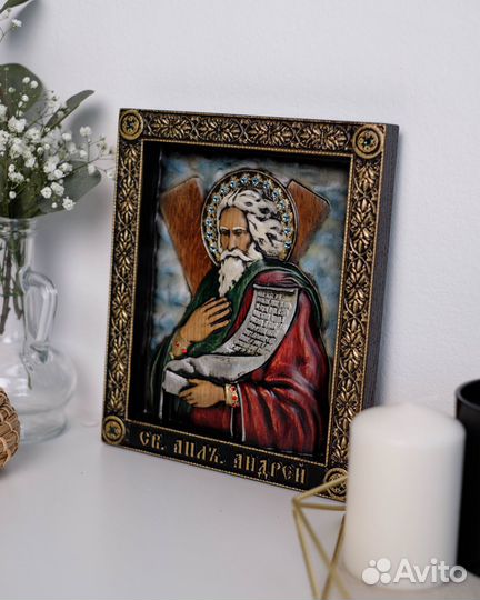Икона Андрея Первозванного 23х19 см