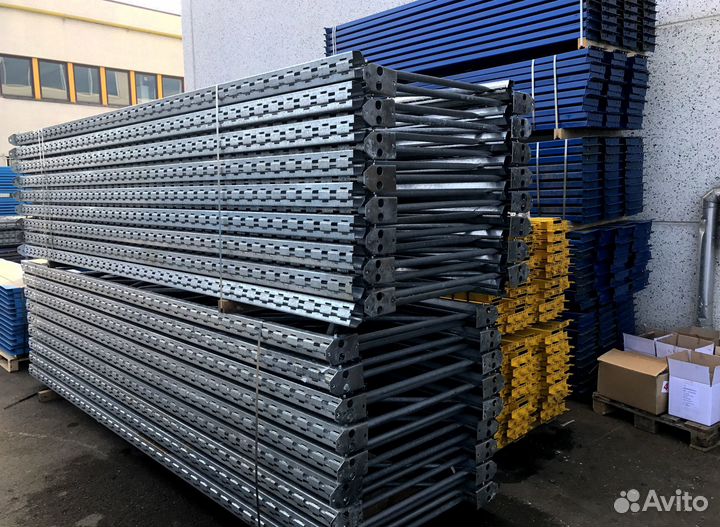 1. Стеллажи складские Стелкон б/у лот 1251