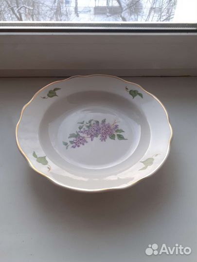 Тарелка Сирень Дулево