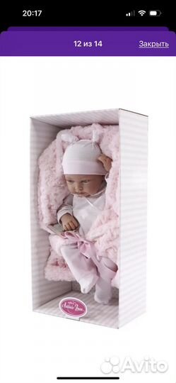 Кукла пупс Антонио хуан, реборн, antonio juan