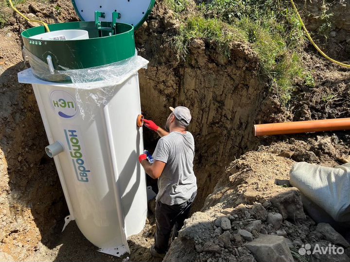 Канализация под ключ 20-40 чел. для гостиницы