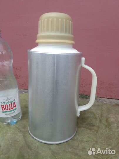 Термос 3л. Для холодой,горячей.ссср.алюмин.колба