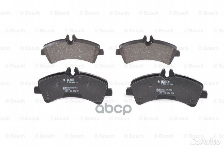 Колодки тормозные дисковые зад 0986494122 B