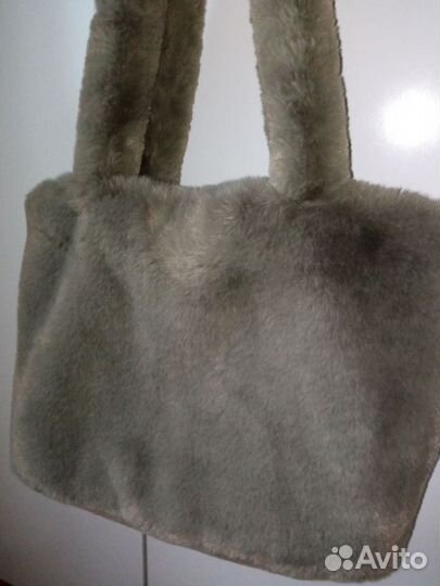 Сумка меховая h&m