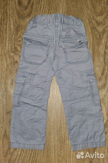 Брюки-карго детские 92-98 с регулировкой на талии