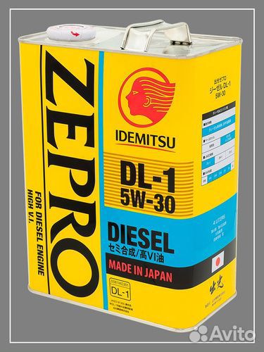 5w-40 Idemitsu Zepro Diesel 4л