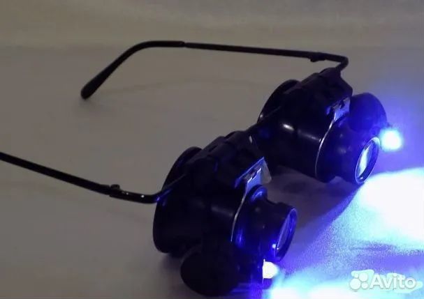 Бинокулярные очки бинокуляры очки лупа 20 Х мощные