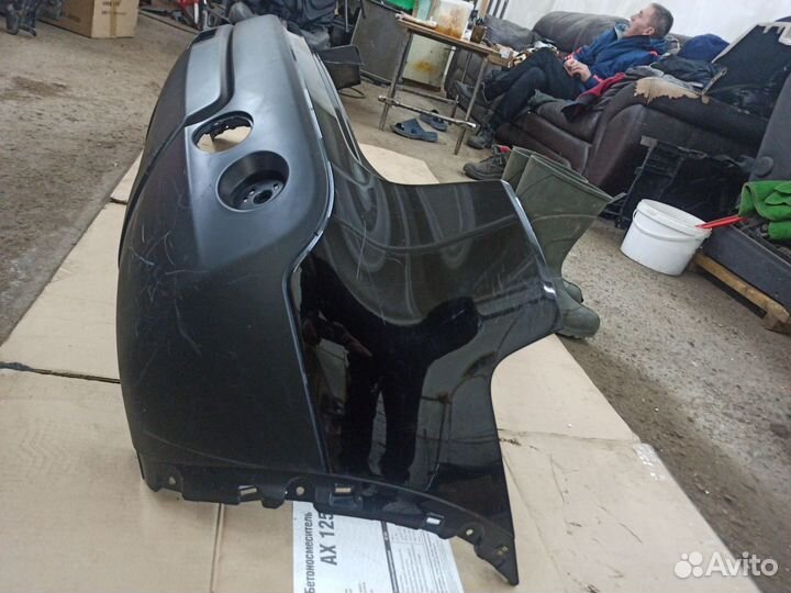 Бампер задний Ниссан Кашкай J10 черный