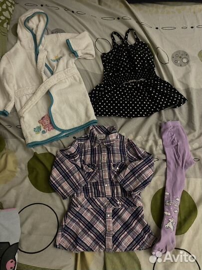 Пакет вещей на девочку 74 80 86