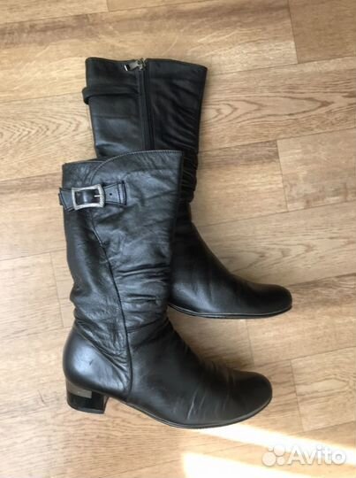Сапоги натуральная кожа 37 38