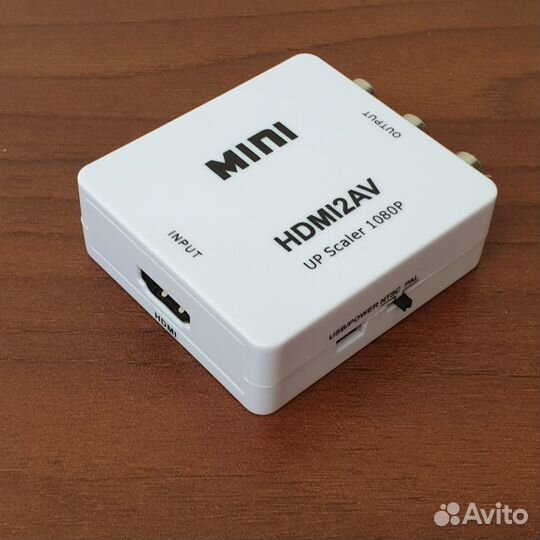 Конвертер hdmi на AV + аудио для монитора, PS3