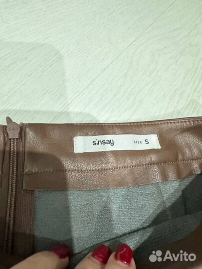 Кожаная юбка