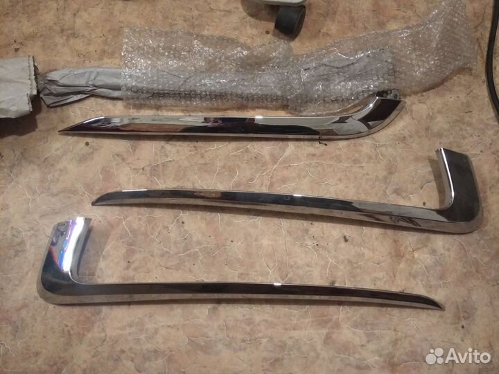 Накладки передний бампера LADA vesta