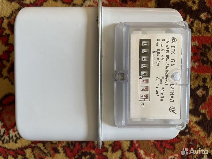 Газовый счетчик g4