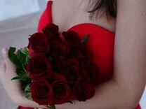 Цветы. Розы красные 50см с доставкой в Улан-Удэ