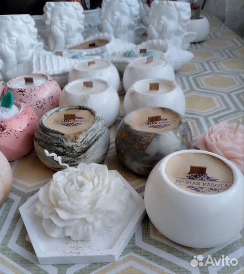 Арома свечи в наличии и под заказ, ручная работа