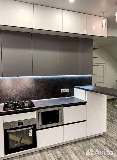 Кухонный гарнитур прямой на заказ