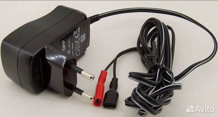 Зарядные на 6 и 12V для детского электромобиля