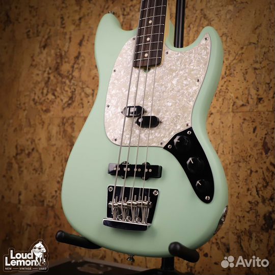 Fender Am Perf Mustang Bass Satin Surf Green 2019