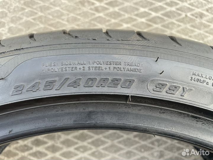 Goodyear Eagle F1 Asymmetric 2 245/40 R20 и 275/35 R20