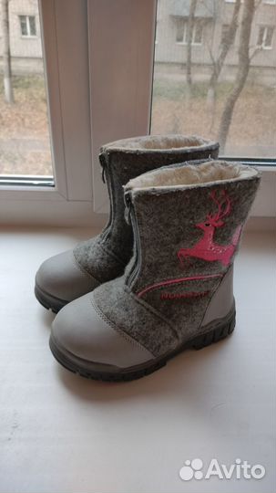 Бурки зимние для девочки, размер 29