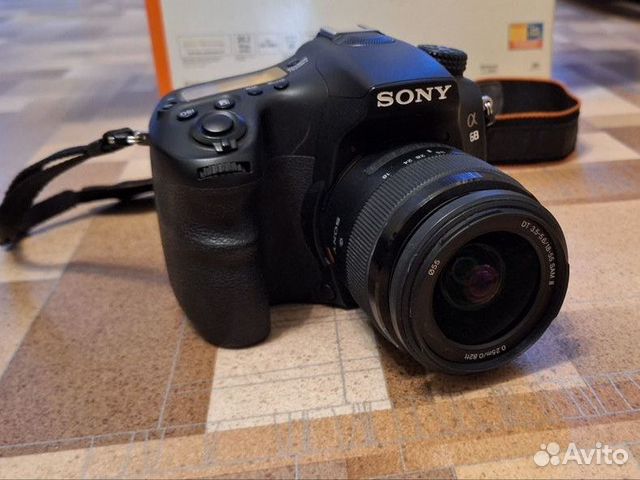 Зеркальный фотоаппарат sony a 68