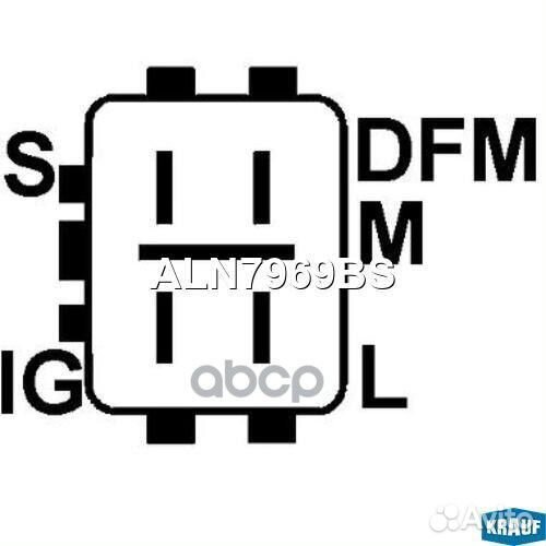 Генератор 130Amp ALN7969BS ALN7969BS Krauf