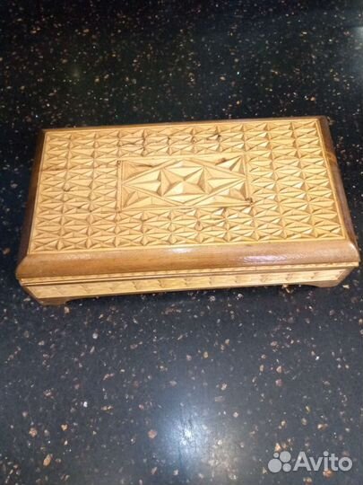 Шкатулка деревянная СССР
