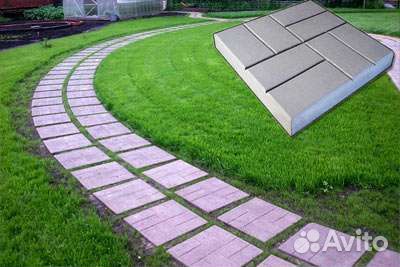 Садовые дорожки (бетонная плитка для дорожек)