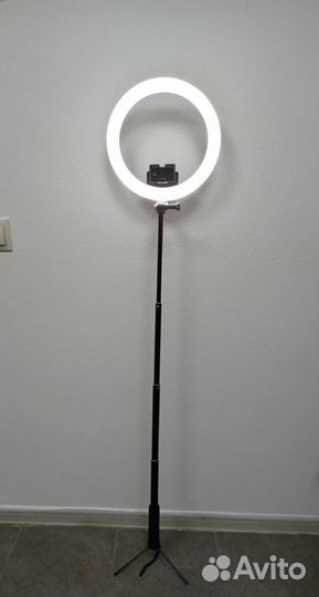 Световое кольцо со штативом D26см (штатив 100 см)