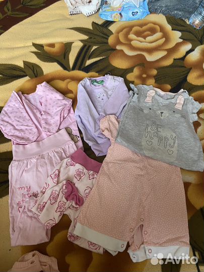 Детские вещи на девочку пакетом